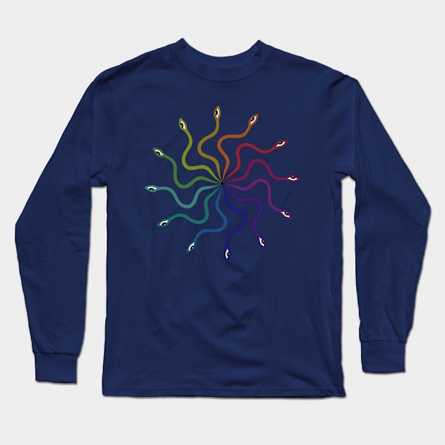 Snakemill Long Sleeve T-Shirt by tomsstreetcrepes